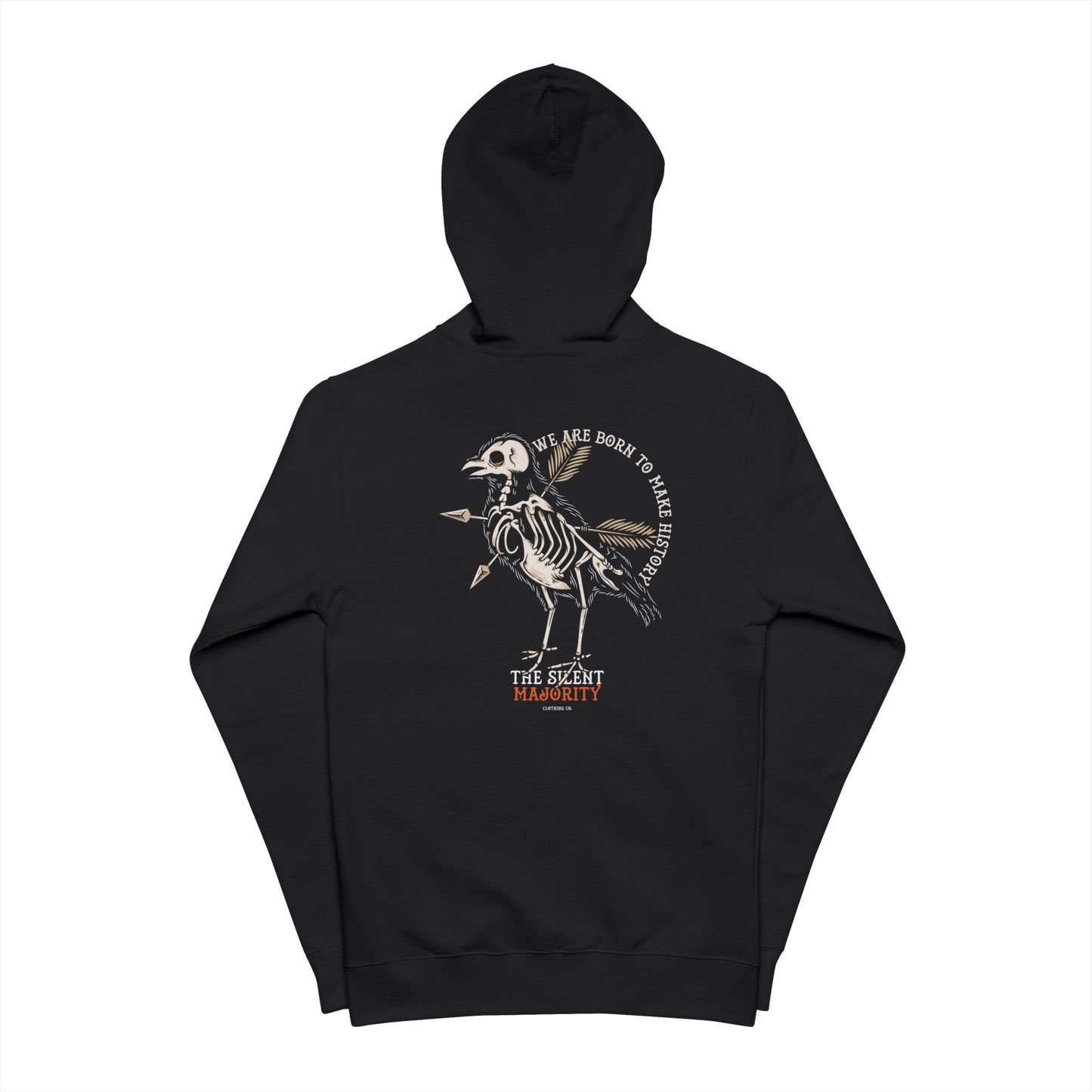 We Are Born to Make History — Unisex Zip Hoodie