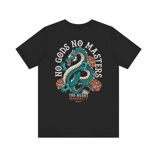 No Gods No Masters — Dragon Graphic Unisex Tee